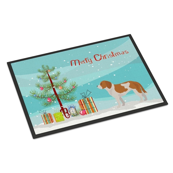 Carolines Treasures 24 x 36 in. Beaglier No.1 Christmas Tree Indoor or Outdoor Mat CK3802JMAT - main